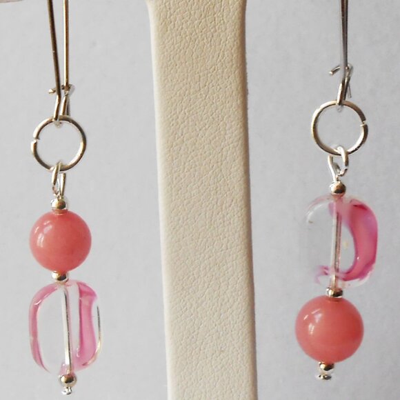 No.3 Handmade jewelery set : earrings and bracelet with unicorn charm - Picture 3 of 3